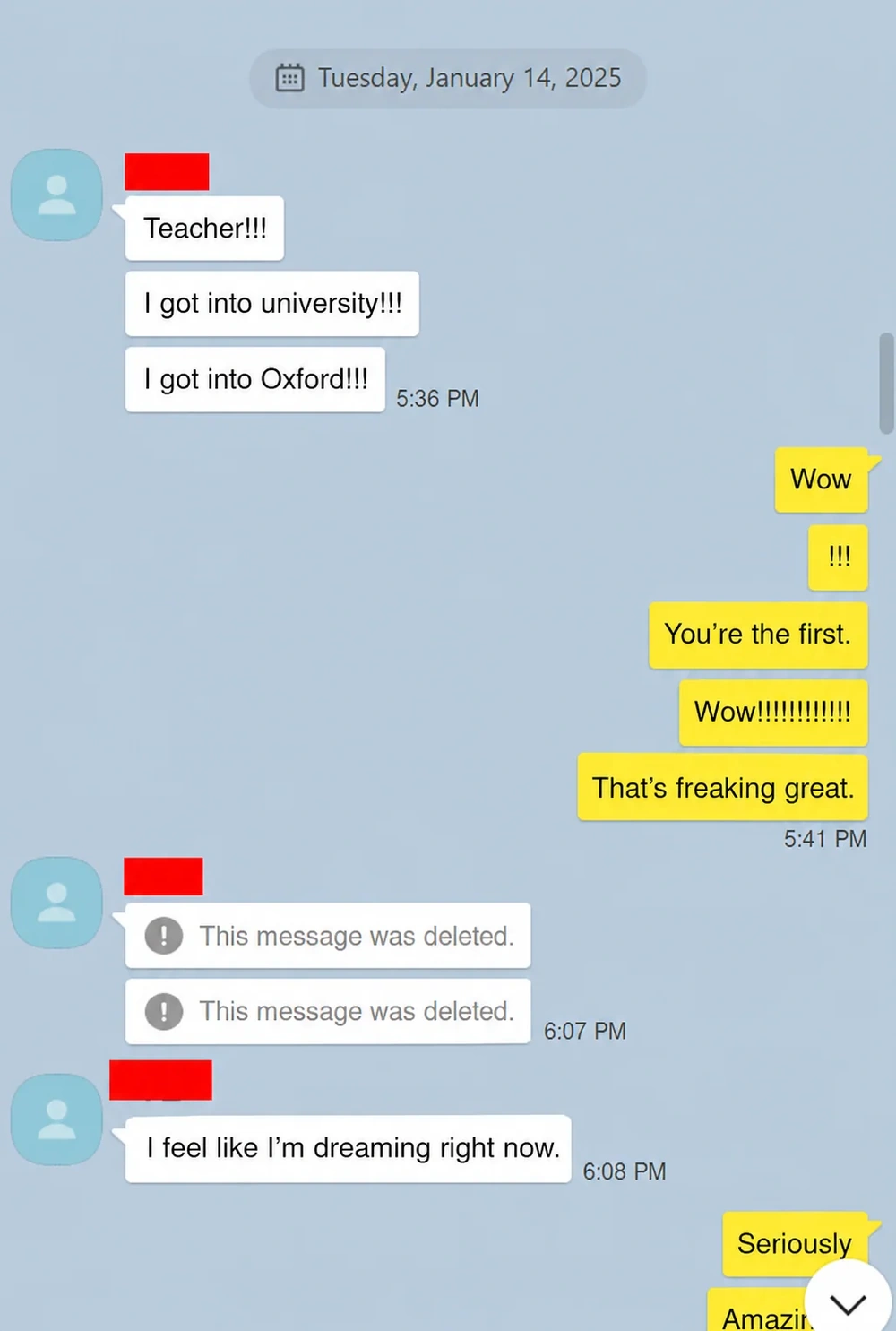 2025 University of Oxford Acceptance Announcement