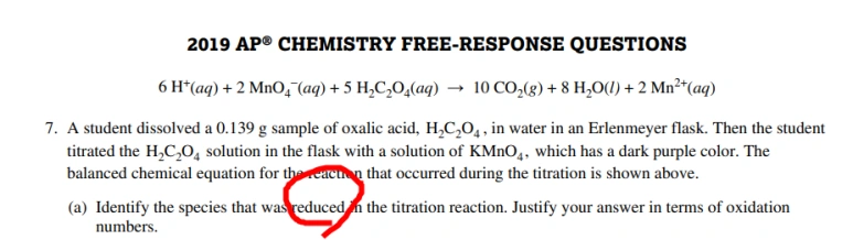 2019 AP Chemistry FRQ: How to Solve the Final Question